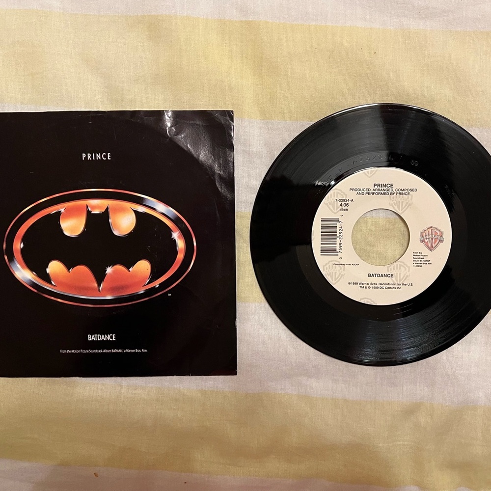 Prince "Batdance" 45 rpm Vinyl